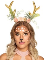 Rentier Haarreif - FüR Karneval FaschingskostüM - Traumhaftes Fantasy-Geweih Mit