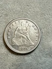 1875 Seated Liberty  Quarter Dollar 90% EF XF Extra Fine Condition Nice 032802