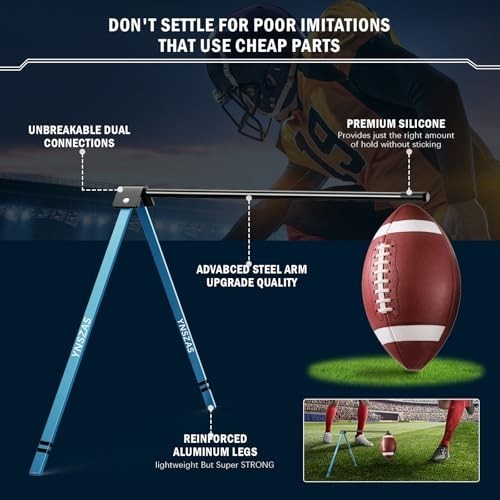 Portable Football Kicking Tee & Holder Stand - All Sizes, Training Equipment for - Afbeelding 4 van 7