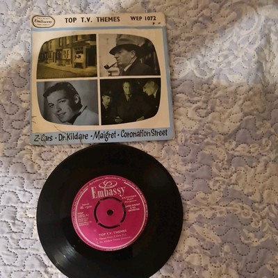 James Wright & His Orchestra Top TV Themes 7 inch vinyl  EP single