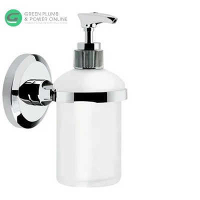 Bristan Solo Chrom Milchglas Wandmontage Flüssigseifenspender - SO-SOAP-C