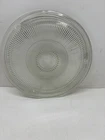 Vtg Jeannette Anniversary Pattern Clear Depression Glass Crystal Cake Stand