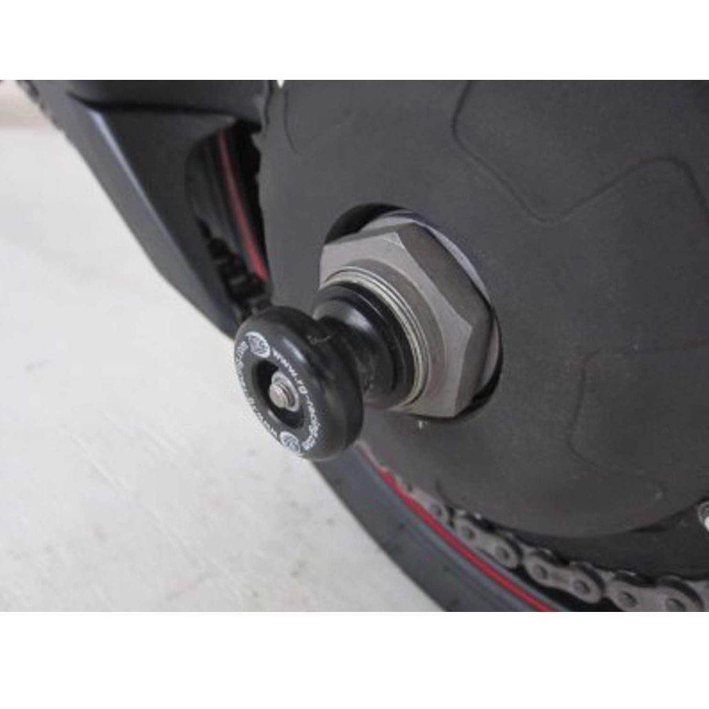 R&G Spindle Sliders Black - Triumph Tiger 1050 Sport 2013 - 2018