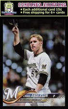 2018 Topps Rainbow Foil #54 Chase Anderson - Milwaukee Brewers