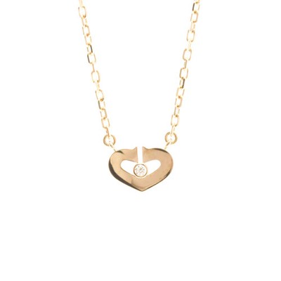 Cartier C Herz 1P Diamant Collier Rotgold (18K) Diamant Herren, Wo... BF590873
