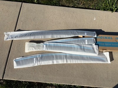 lqqdp 4 piece smoke tint visors 12-18 ford focus