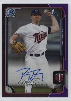 2015 Bowman Draft Chrome Pick Purple Refractor 9/250 Tyler Jay #BCA-TJ Auto 1j1i