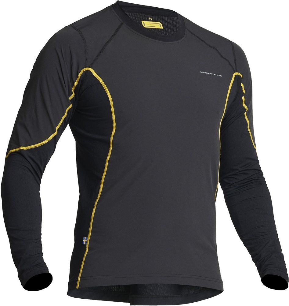 Lindstrands Funktionsunterwäsche Dry Wind Sweater Black 720-22130304