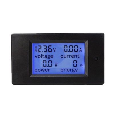 DC 20A Digital LCD Voltmeter Amperemeter Energiezähler Monitor 6,5 V-100 V