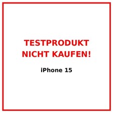 Apple iPhone 15 128GB Schwarz. TESTPRODUKT. NICHT KAUFEN!