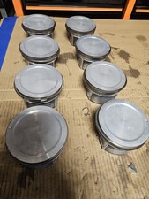 Chevrolet 6.0 Ls Ls2 Lq4 Lq9 Gen Iv Flat Top Piston Set 8 And Rings Gm Used