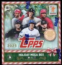 2025 Topps Holiday Baseball Factory Sealed Mega Box 🔥🔥🔥