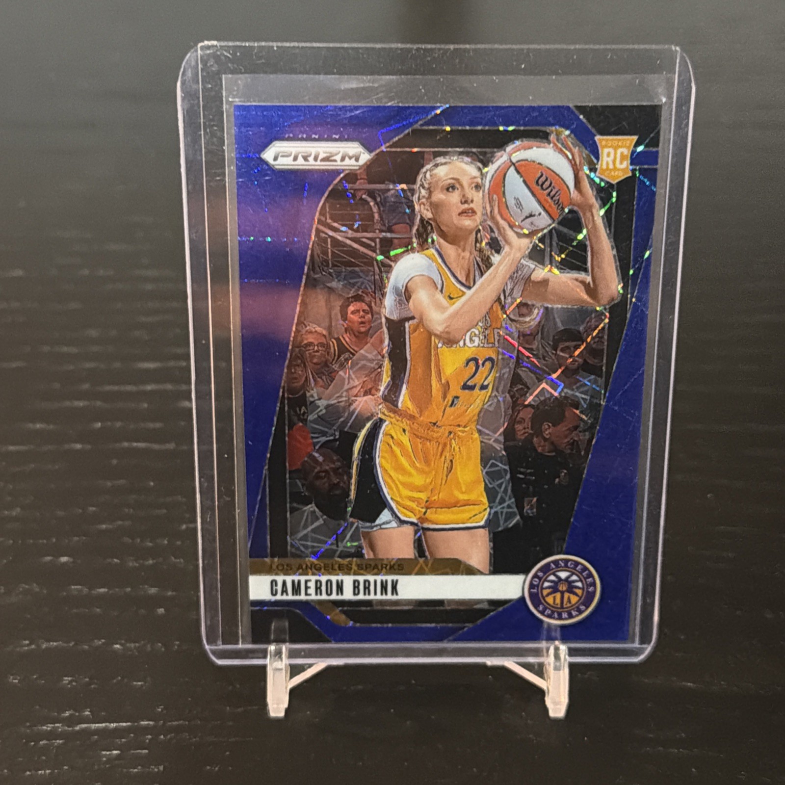 2024 Panini Prizm WNBA - Cameron Brink #127 Blue Velocity Prizm (RC)