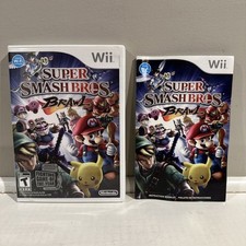 Variant Original Box Case and Artwork for Super Smash Bros. Brawl Nintendo Wii