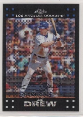 2007 Topps Chrome X-Fractor JD Drew #8 5p5