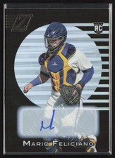 2021 Panini Zenith Autographs Mario Feliciano #13 Rookie Milwaukee Brewers
