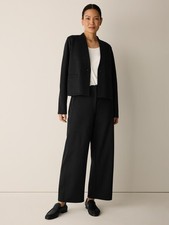Eileen Fisher Washable Flex Ponte Wide-Leg Pant Brand New NO IMPORT FEES