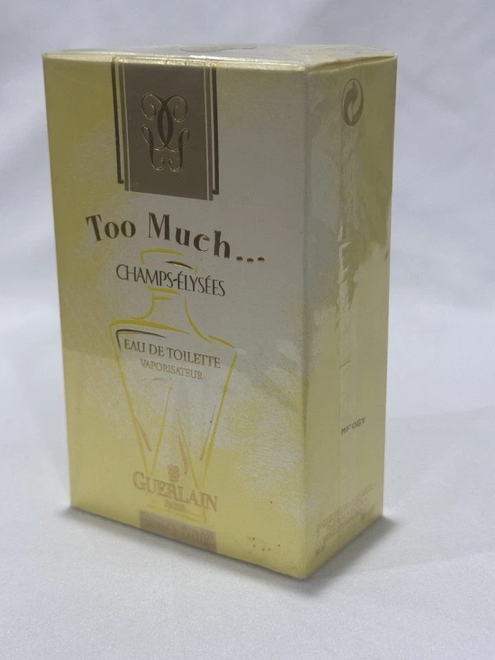 Champs-Elysees Guerlain Demasiado EDT 50 ML/1,7 OZ SPRAY De colección 1999 ¡Gema rara! Foto 3 de 4