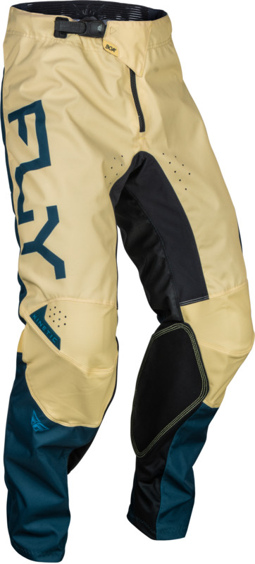 Pantalon de moto cross Fly Racing Kinetic Recharge de couleur ivoire et marine