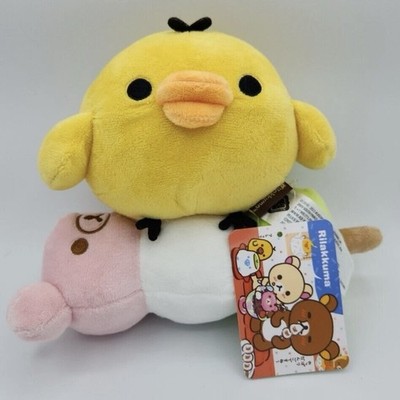 Rilakkuma San-X Plush Stuffed Animal Toy Round One Kiiroitori on Botchan Dango