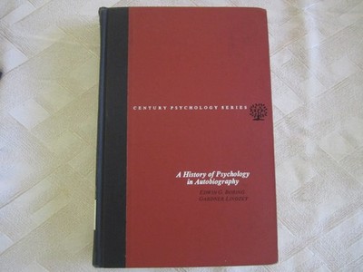 History of Psychology in Autobiography Volume V
