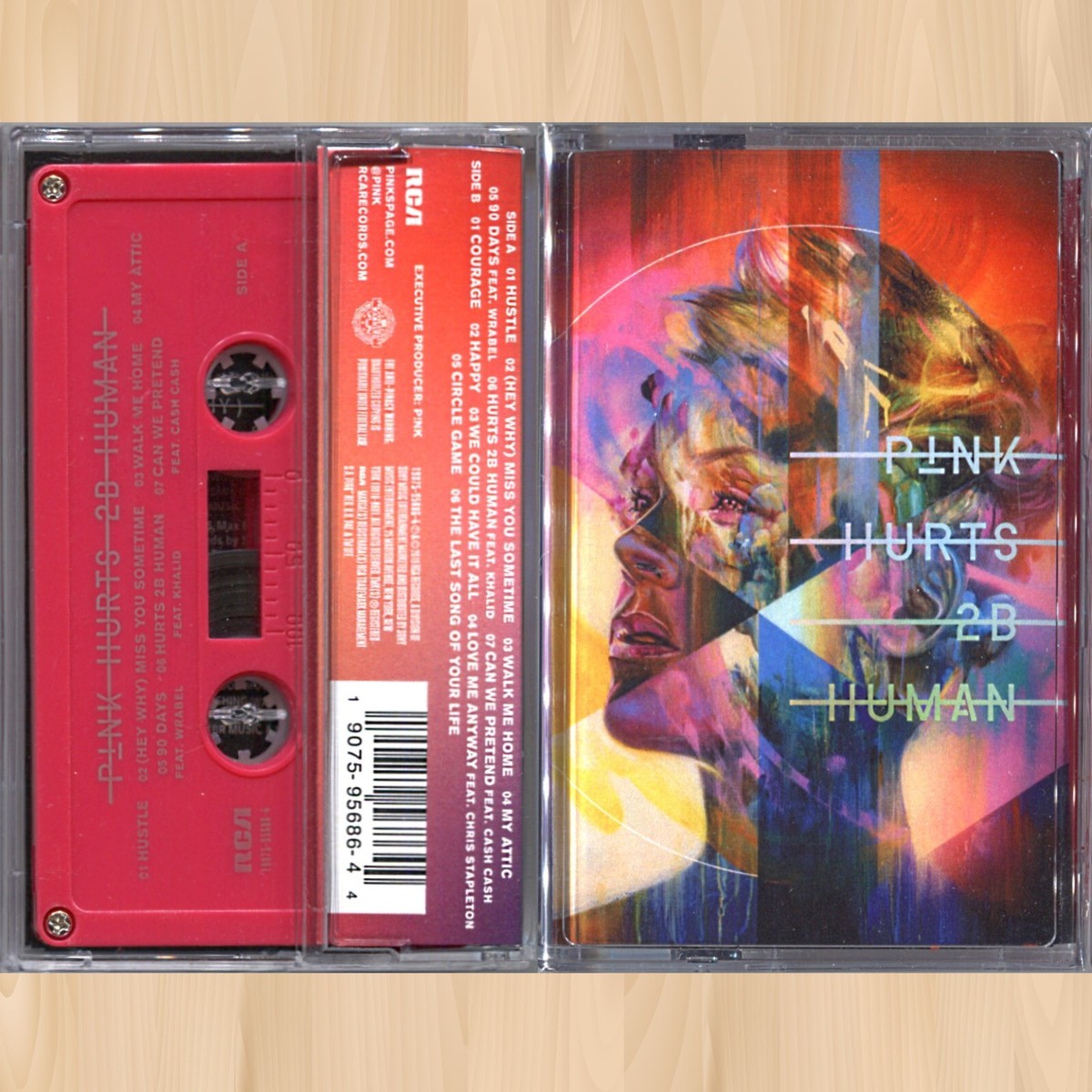 パンツ cassette HIGH FIDELITY FABRICS 27 RED CASSETTE---- P!NK Hurts 2B Human UO EXCLUSIVE TAPE Love