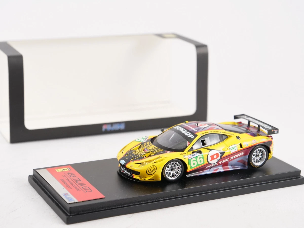 Fujimi 1/43 Ferrari 458 Italia GT2 – Le Mans 2013, N°81 Orange
