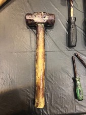 REALISTIC FOAM BLOODY WEAPON TOOL HALLOWEEN HORROR MOVIE MALLET PROP CON SAFE