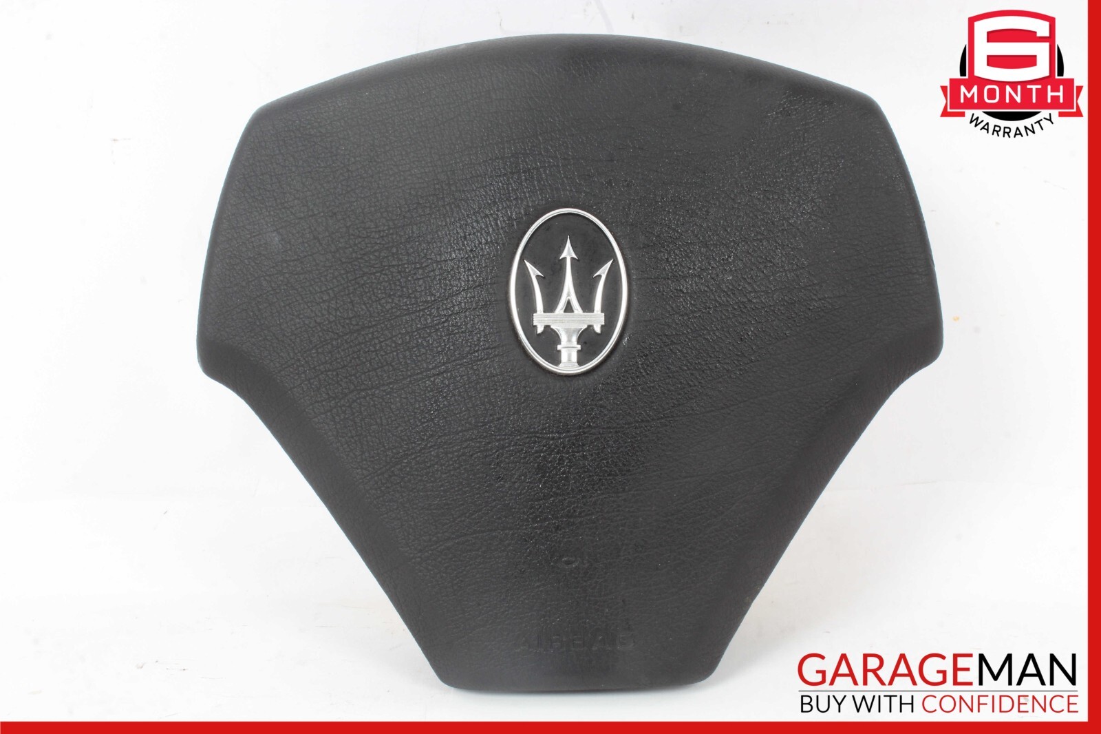 03-13 Maserati Quattroporte M139 Steering Wheel Airbag Black OEM