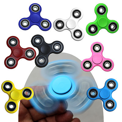 Tri-spinner Fidget Toy Strees Reducer Finger Spinner Ceramic Bearing Kids/Adult