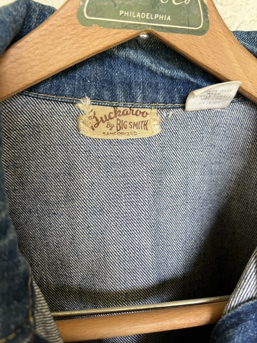 1950's Big Smith Buckaroo Men's Denim Type-1 Truckers Jacket 1950's Big Smith Buckaroo Men's Denim Type-1 Truckers Jacket