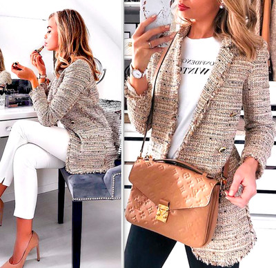 boucle jacket zara