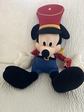 Vtg Disney Store Mickey Mouse 30" Plush Christmas Nutcracker Toy 2002 NWT