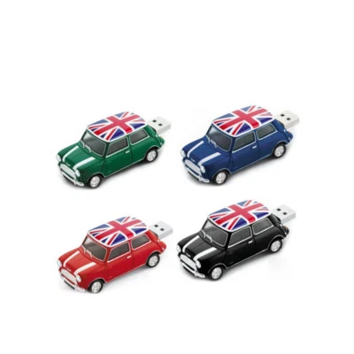Unidad Flash USB Mini Cooper 256/128 GB Coche Creativa Pluma Memoria U Disco Lindos Regalos