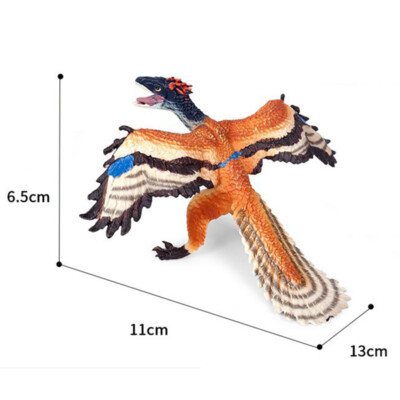 Fdit Figura De Dinosaurio Archaeopteryx Realista | Modelo De PVC De 13 Cm, Seguro Y Educativo, Para Colecciones Y Proyectos De Ciencia