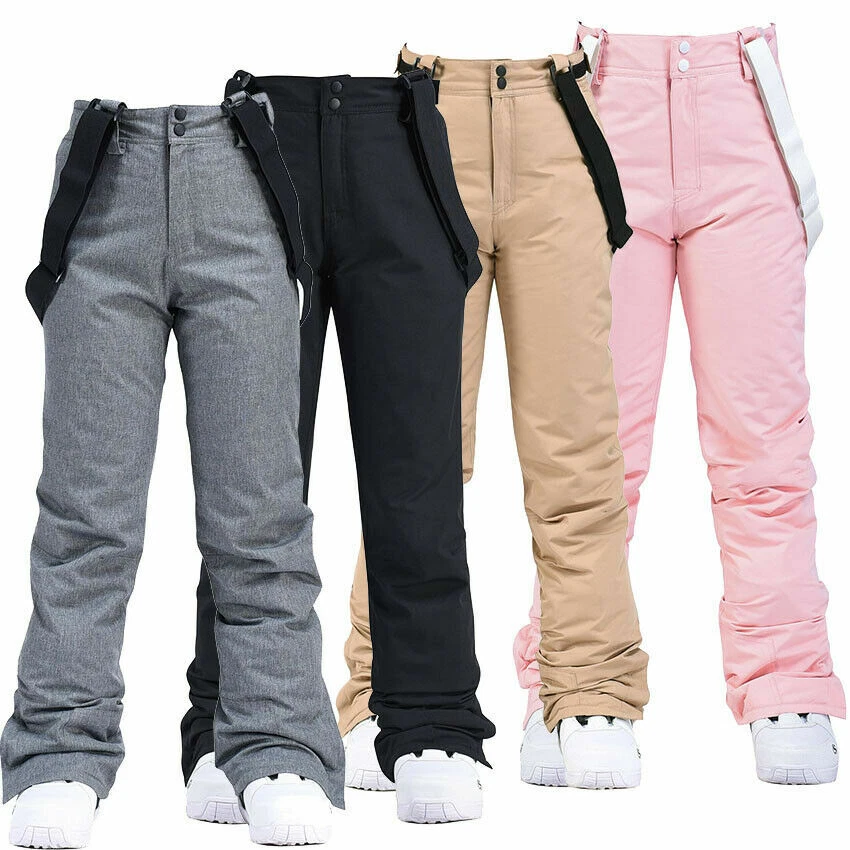 Women's Winter Ski Pants Waterproof Snow Pants Snowboard Trousers Sports  Outdoor