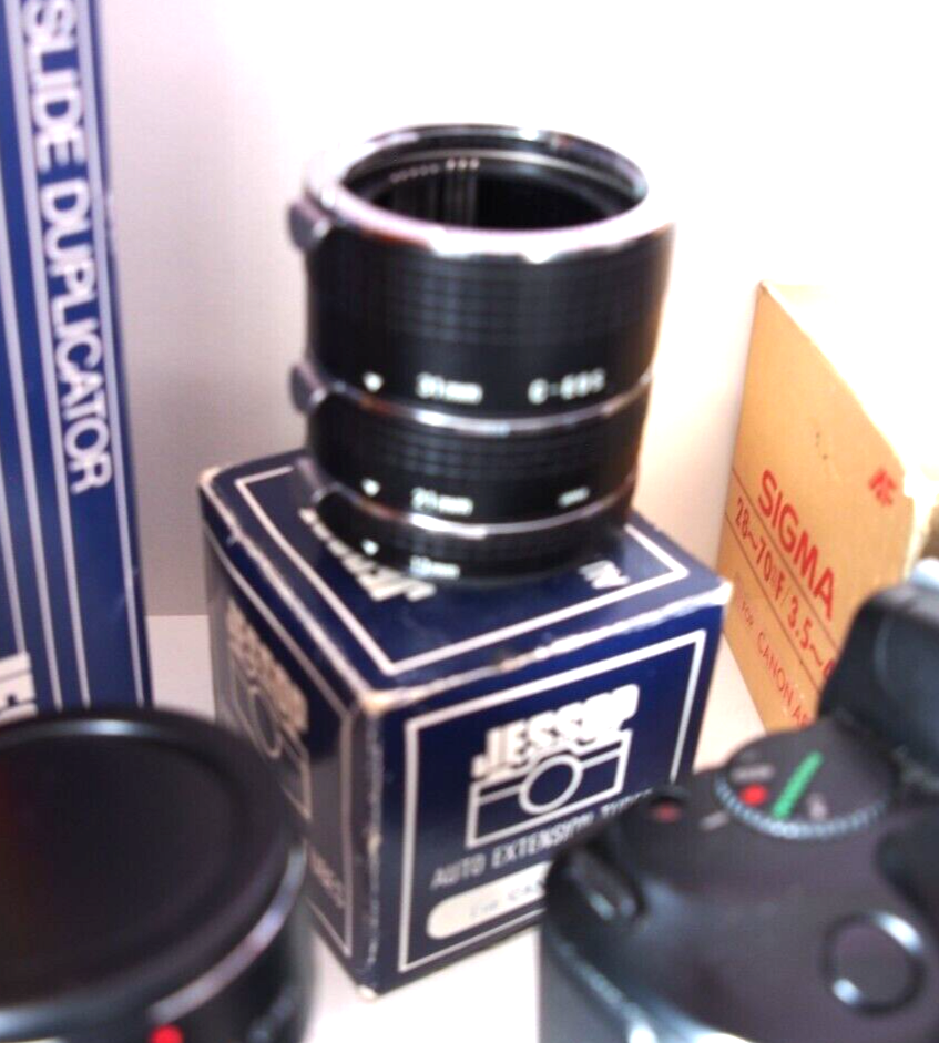 CANON EOS 35mm FILM CAMERA JOB LOT BUNDLE. EOS750,600 & 1000N. 2 CANON