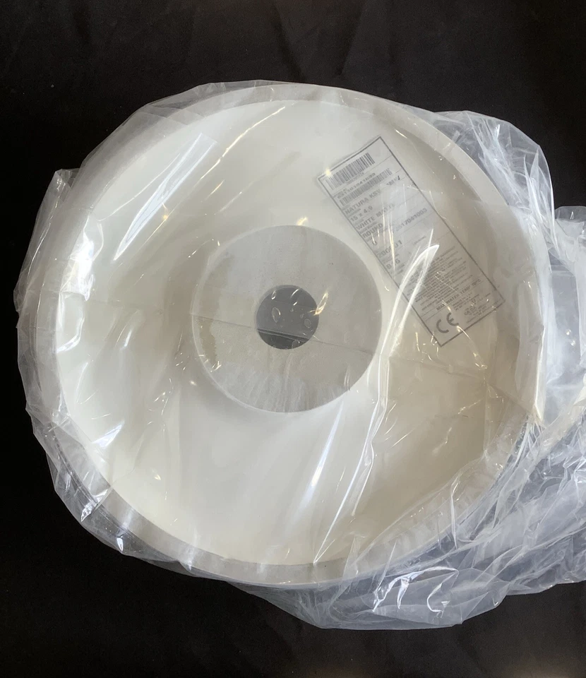 "Fregadero de baño Kraus 15"" blanco recipiente redondo KSV-1MW RM5" Foto 4 de 4