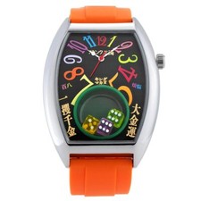 Frank Miura King Macau Gamble Watch black orange FM12-CRBKOR