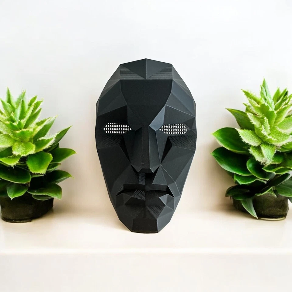 Máscara Front Man COMPLETAMENTE AJUSTABLE Inspirada en 3D Impresa Cosplay Accesorio- Foto 4 de 4