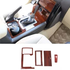 Gear Shift For Toyota Prado 2010-2018 Car Middle Console Peach Wood Cover  Trim