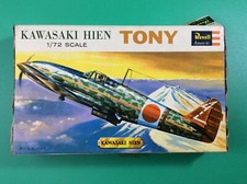 REVELL Kawasaki Hein TONY Model Kit #H-62 1/72 Scale 1963 RARE Japanese Fighter