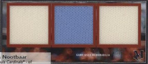 Lars Nootbaar 2025 Topps Museum Collection Dual Relic Autograph