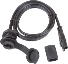 TecMate OptiMate Weatherproof SAE Socket Bulkhead/Panel Mount Cable O-40