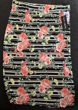 Eye Candy Skirt 2x New Juniors, Plus Floral Print New