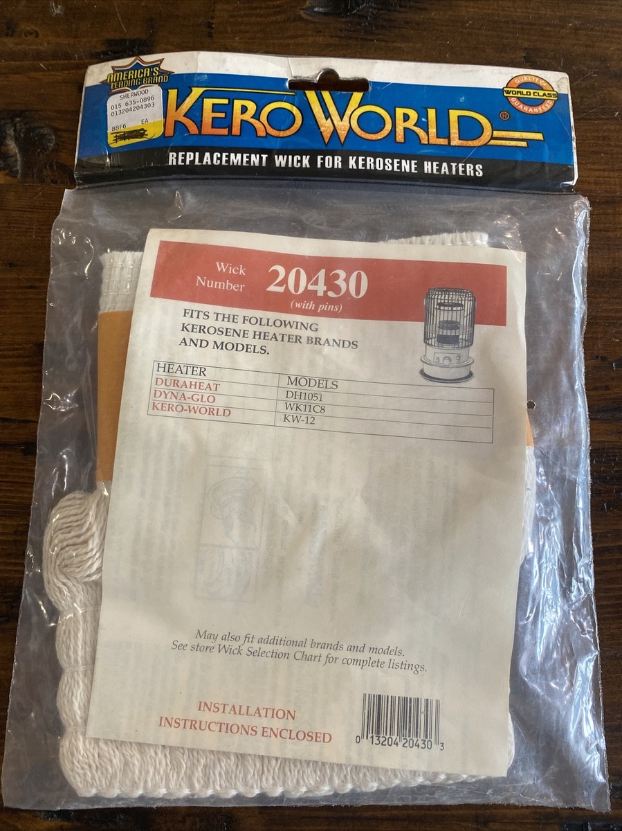 NEW Kero World 20430 Replacement Wick FOR KEROSENE HEATER DURAHEAT | eBay