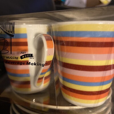 4 Cafe Pavilion Espresso Cup and Saucer Pairs (total 8pcs)  by Just Mugs