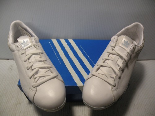 ADIDAS ADI COURT LOW SNEAKERS TRAINERS SPORTS WOMEN SHOES WHITE/BLUE SIZE 9 NEW - 第 3/3 張圖片