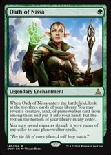 MTG Oath of Nissa - Foil, Light Play, English Oath of The Gatewatch