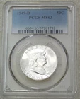 1949-D Franklin Half Dollar PCGS MS63 98% FBL Just Graded New Holder#H244A